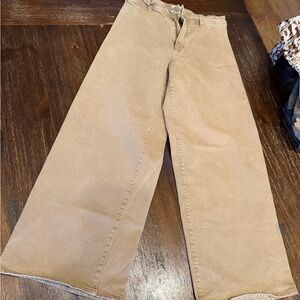 Universal Thread Sailor Wide-Leg Khaki Jeans